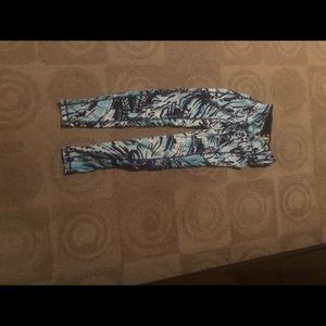 Lilly full length leggings with sheer detail